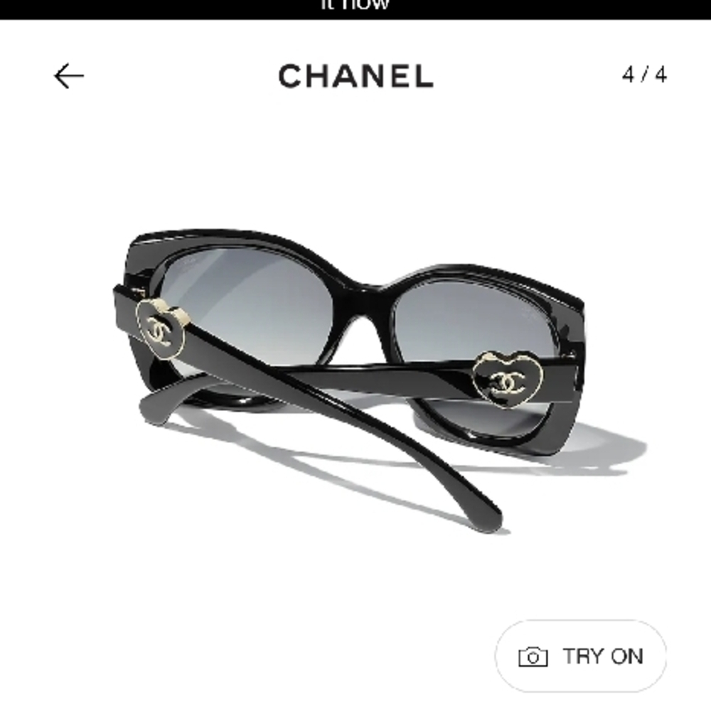 Chanel Black Sunglasses CH5519-A c622/S8 - Picture 2 of 15